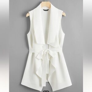 New w/o tags SHEIN Waterfall Vest w/Belt